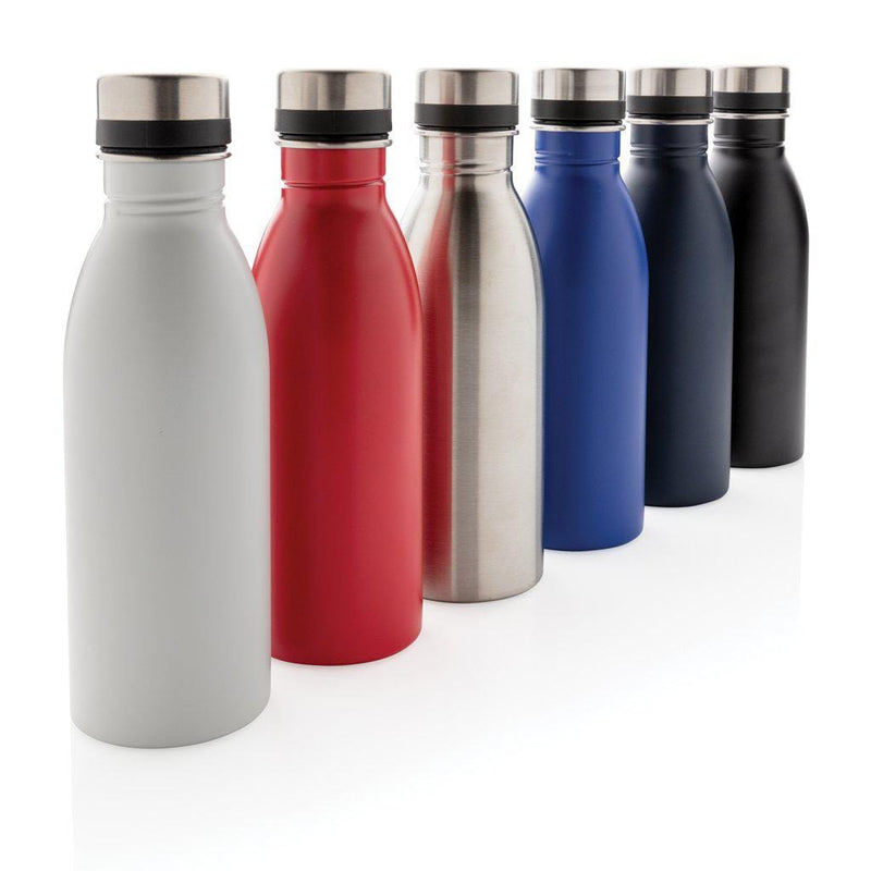 Bottiglia in acciaio inossidabile deluxe Colore: blu navy, nero, color argento, bianco, rosso, blu €8.51 - P436.410