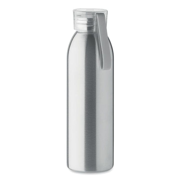 Bottiglia in acciaio inox 650ml Argento Opaco - personalizzabile con logo