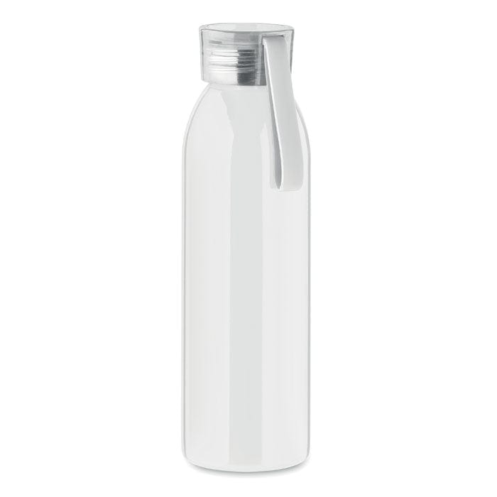 Bottiglia in acciaio inox 650ml Bianco - personalizzabile con logo