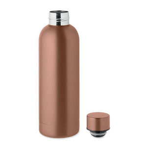 Bottiglia in acciaio inox riciclato - personalizzabile con logo