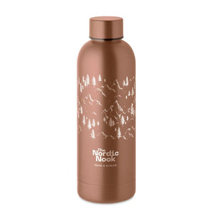 Bottiglia in acciaio inox riciclato - personalizzabile con logo