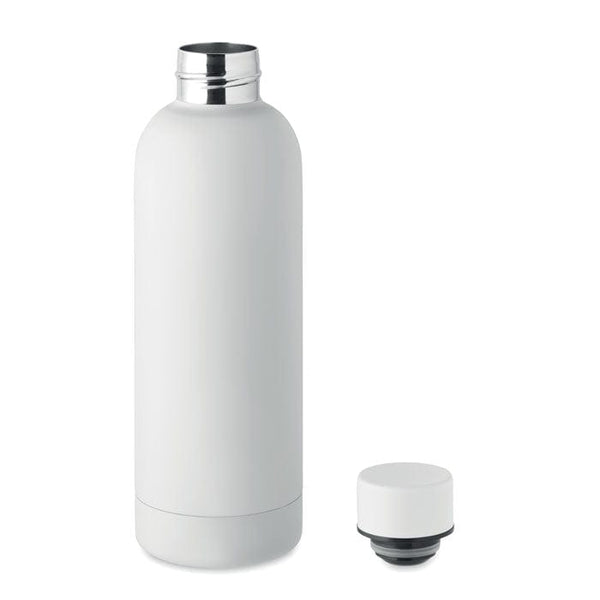 Bottiglia in acciaio inox riciclato - personalizzabile con logo