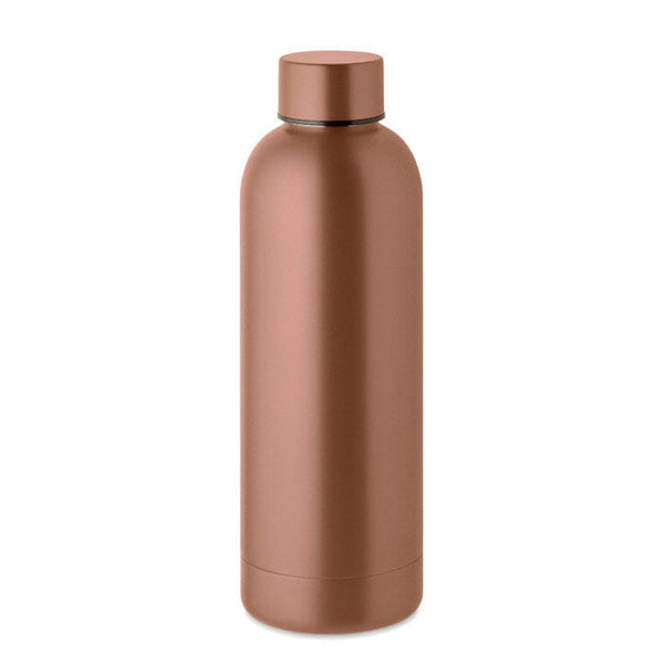 Bottiglia in acciaio inox riciclato Rame - personalizzabile con logo