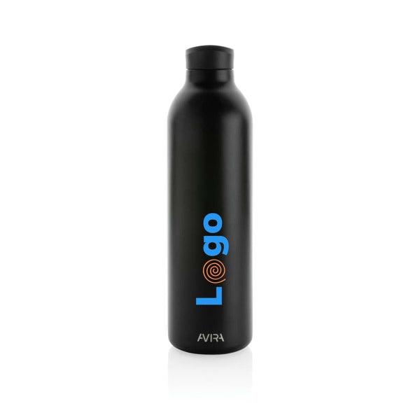 Bottiglia in acciaio riciclato RCS Avira Avior 1 L - personalizzabile con logo