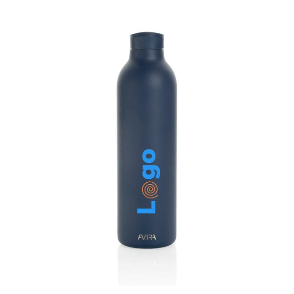 Bottiglia in acciaio riciclato RCS Avira Avior 1 L - personalizzabile con logo