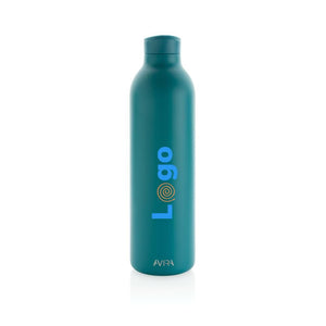 Bottiglia in acciaio riciclato RCS Avira Avior 1 L - personalizzabile con logo