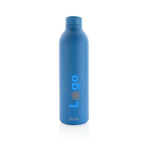 Bottiglia in acciaio riciclato RCS Avira Avior 1 L - personalizzabile con logo