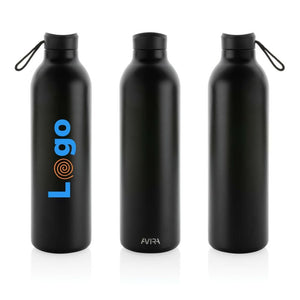 Bottiglia in acciaio riciclato RCS Avira Avior 1 L - personalizzabile con logo