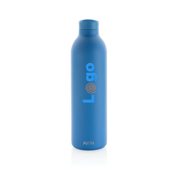 Bottiglia in acciaio riciclato RCS Avira Avior 1 L - personalizzabile con logo