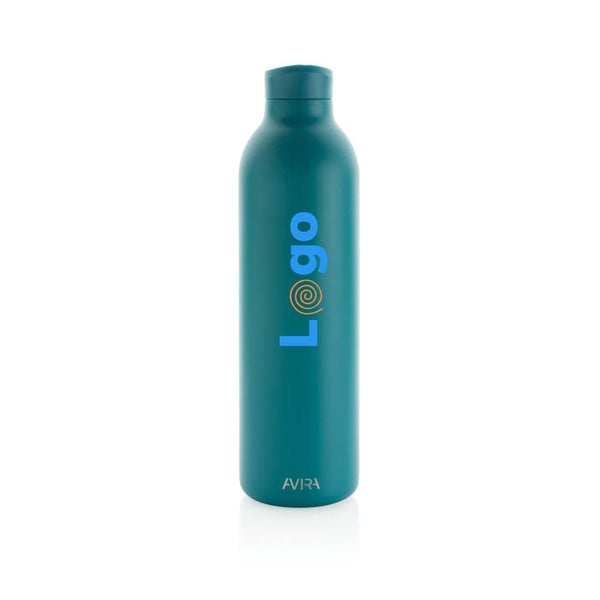 Bottiglia in acciaio riciclato RCS Avira Avior 1 L - personalizzabile con logo