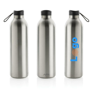 Bottiglia in acciaio riciclato RCS Avira Avior 1 L - personalizzabile con logo