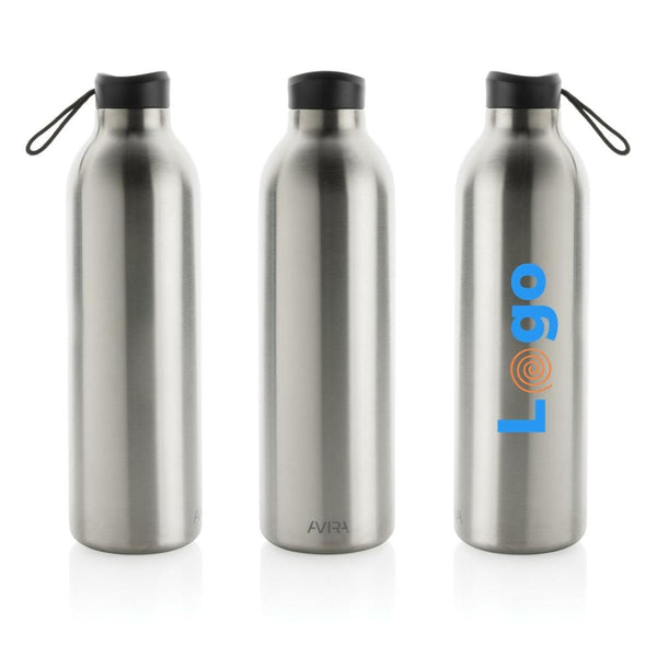 Bottiglia in acciaio riciclato RCS Avira Avior 1 L - personalizzabile con logo