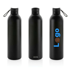 Bottiglia in acciaio riciclato RCS Avira Avior 1 L - personalizzabile con logo