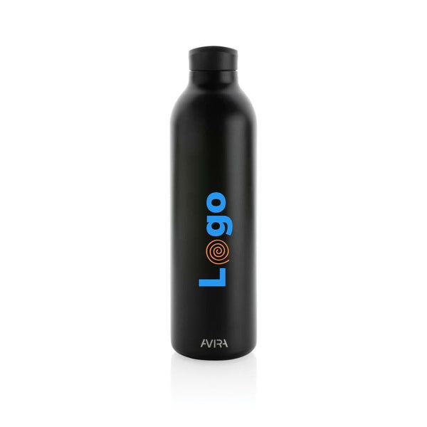 Bottiglia in acciaio riciclato RCS Avira Avior 1 L - personalizzabile con logo