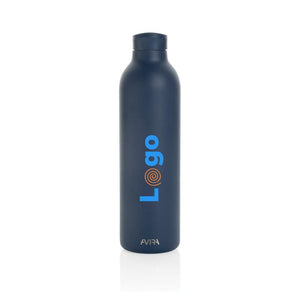 Bottiglia in acciaio riciclato RCS Avira Avior 1 L - personalizzabile con logo