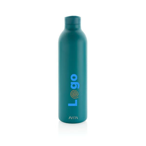 Bottiglia in acciaio riciclato RCS Avira Avior 1 L - personalizzabile con logo