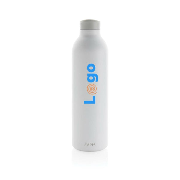 Bottiglia in acciaio riciclato RCS Avira Avior 1 L - personalizzabile con logo