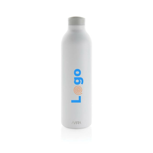 Bottiglia in acciaio riciclato RCS Avira Avior 1 L - personalizzabile con logo