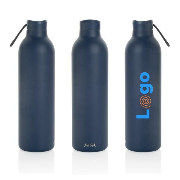 Bottiglia in acciaio riciclato RCS Avira Avior 1 L - personalizzabile con logo