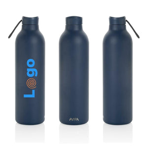 Bottiglia in acciaio riciclato RCS Avira Avior 1 L - personalizzabile con logo