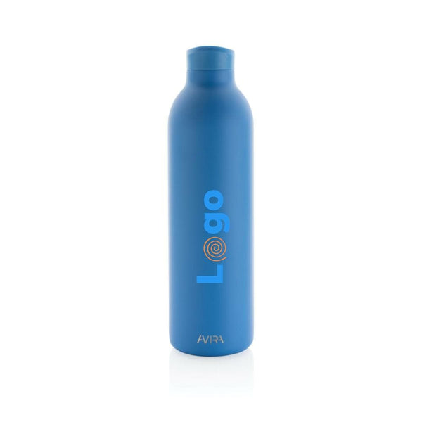Bottiglia in acciaio riciclato RCS Avira Avior 1 L - personalizzabile con logo