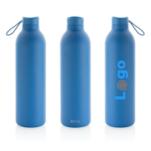 Bottiglia in acciaio riciclato RCS Avira Avior 1 L - personalizzabile con logo