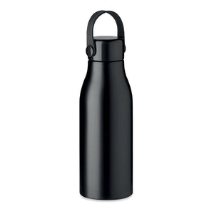 Bottiglia in alluminio 650ml Nero - personalizzabile con logo