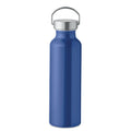 Bottiglia in alluminio blu - personalizzabile con logo