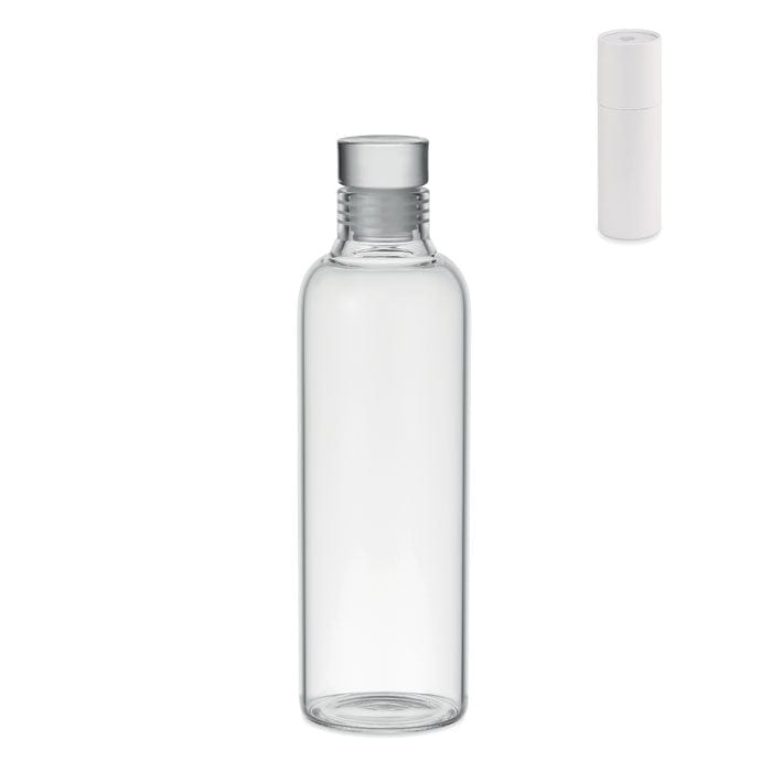 Bottiglia in borosilicato 500ml trasparente - personalizzabile con logo