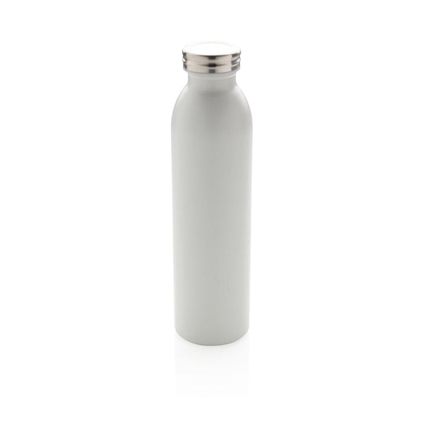 Bottiglia in bronzo isolata a vuoto antigoccia bianco - personalizzabile con logo