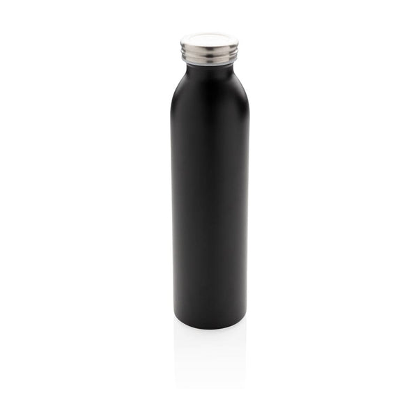 Bottiglia in bronzo isolata a vuoto antigoccia nero - personalizzabile con logo