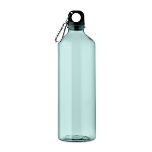 Bottiglia in RPET 750ml trasparente verde calce - personalizzabile con logo