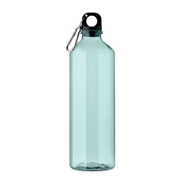 Bottiglia in RPET 750ml trasparente verde calce - personalizzabile con logo