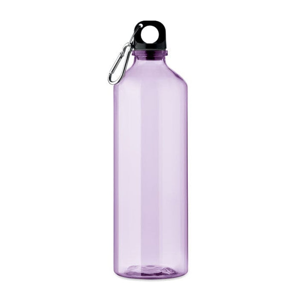 Bottiglia in RPET 750ml trasparente viola - personalizzabile con logo
