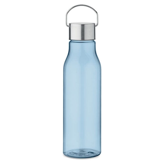 Bottiglia in RPET azzurro - personalizzabile con logo