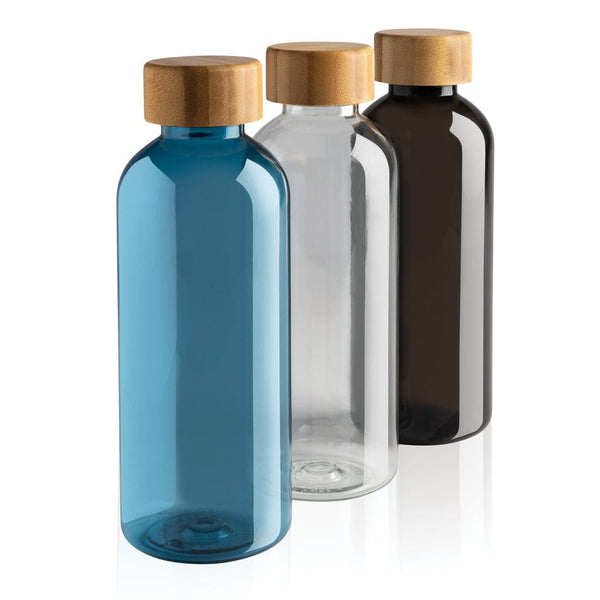 Bottiglia in rPET GRS con tappo in bambù 660ml Colore: trasparente, nero, blu €6.62 - P433.090