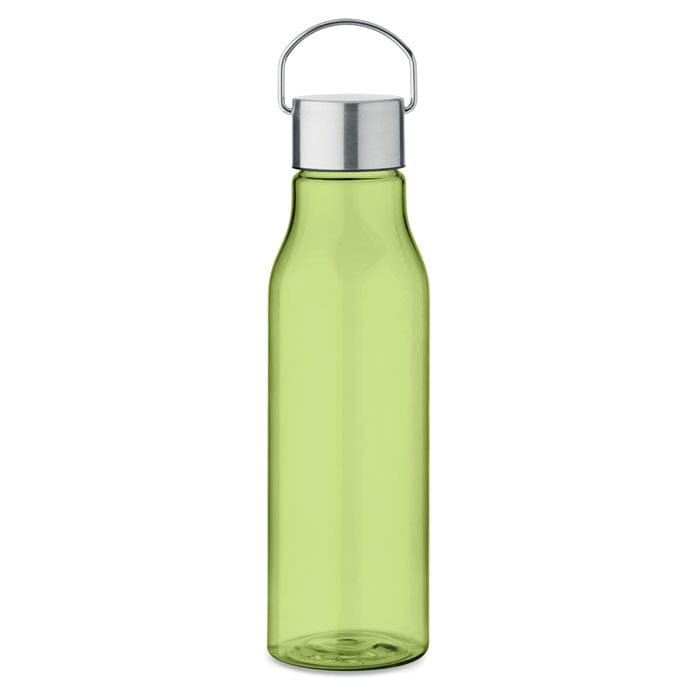 Bottiglia in RPET verde calce - personalizzabile con logo