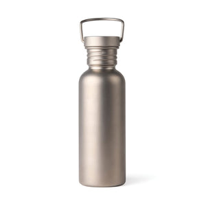 Bottiglia in titanio Nordic Drift Trail Ultra Light 600ML color argento - personalizzabile con logo