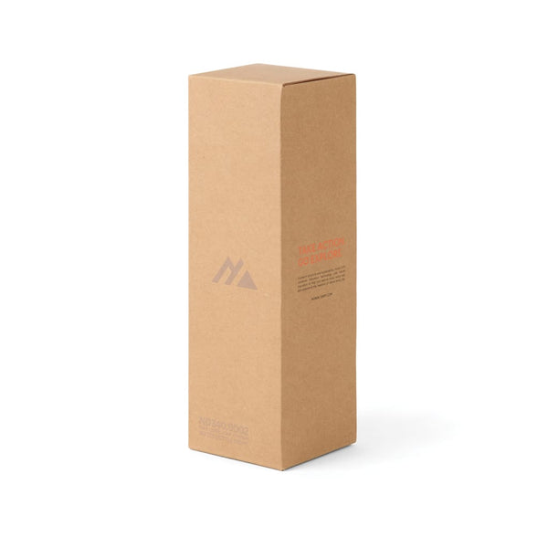 Bottiglia in titanio Nordic Drift Trail Ultra Light 600ML color argento - personalizzabile con logo