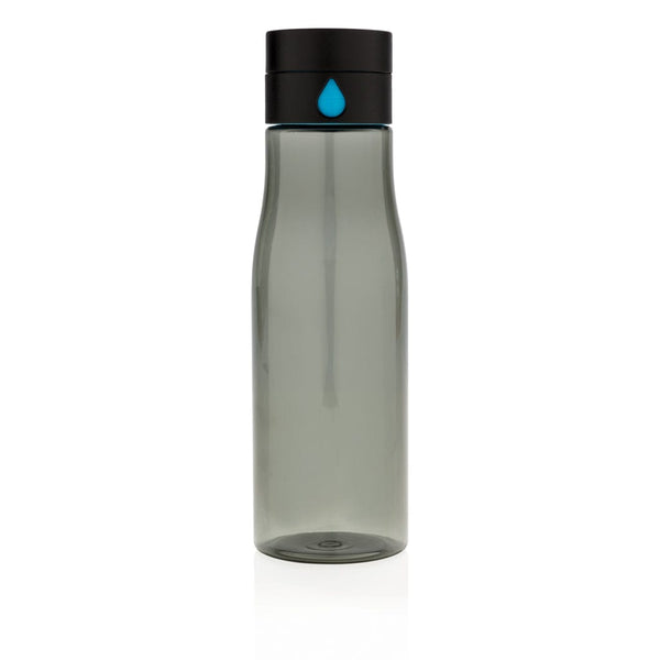 Bottiglia in Tritan Aqua nero - personalizzabile con logo