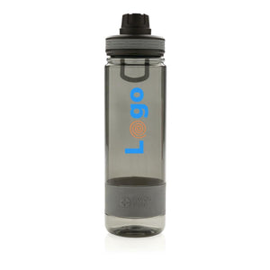 Bottiglia in tritan grigio - personalizzabile con logo