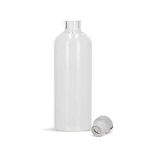 Bottiglia in vetro 1000ml Trasparente - personalizzabile con logo