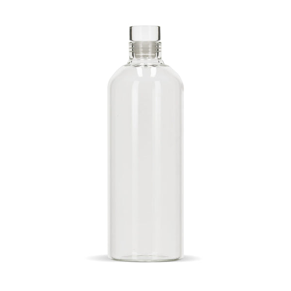 Bottiglia in vetro 1000ml Trasparente - personalizzabile con logo
