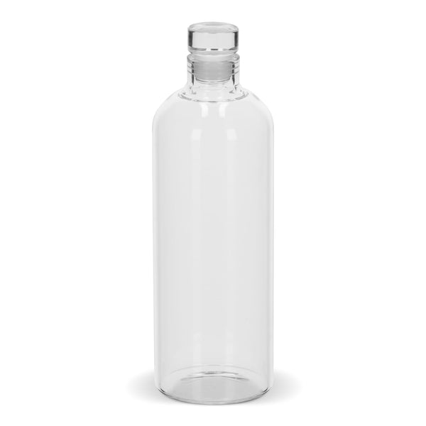 Bottiglia in vetro 1000ml Trasparente - personalizzabile con logo