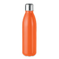 Bottiglia in vetro 500 ml colorate arancione - personalizzabile con logo