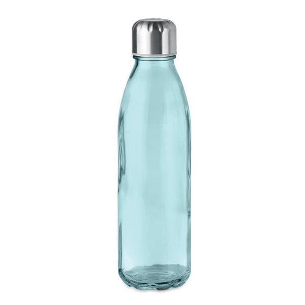 Bottiglia in vetro 500 ml colorate blu - personalizzabile con logo