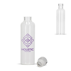 Bottiglia in vetro 500ml Trasparente - personalizzabile con logo