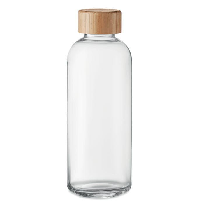 Bottiglia in vetro 650ml trasparente - personalizzabile con logo