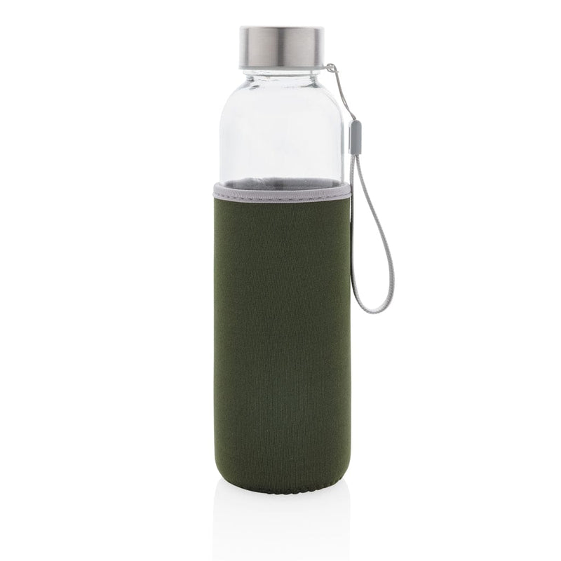 Bottiglia in vetro con manica in neoprene 500ml Colore: nero, grigio, rosso, blu, verde €4.29 - P433.431