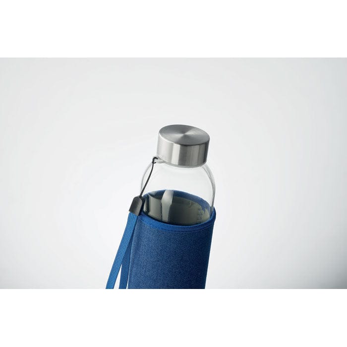 Bottiglia in vetro con pouch Colore: blu €3.38 - MO6192-04